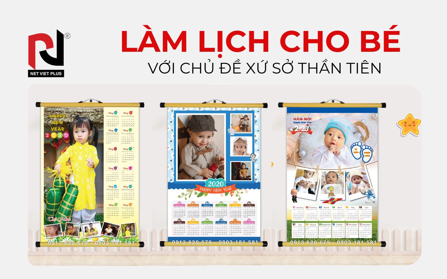 LÀM LỊCH CHO BÉ VỚI CHỦ ĐỀ XỨ SỞ THẦN TIÊN