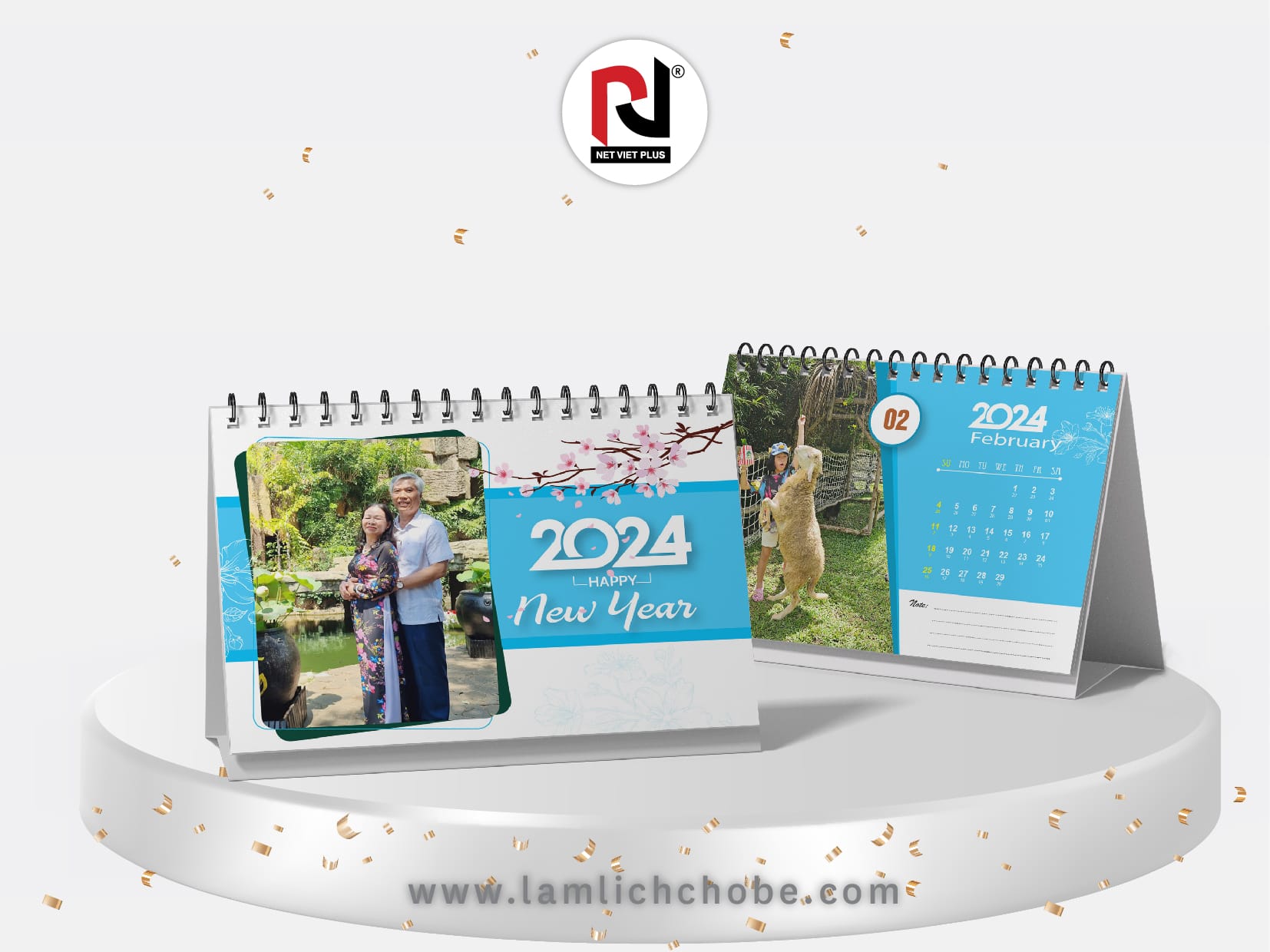 Mẫu Lịch Couple để bàn